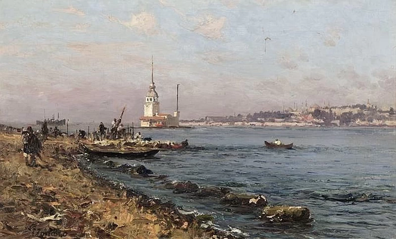 Veduta di Salacak e Kiz Kulesi